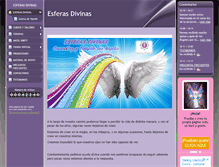 Tablet Screenshot of esferasdivinas.com